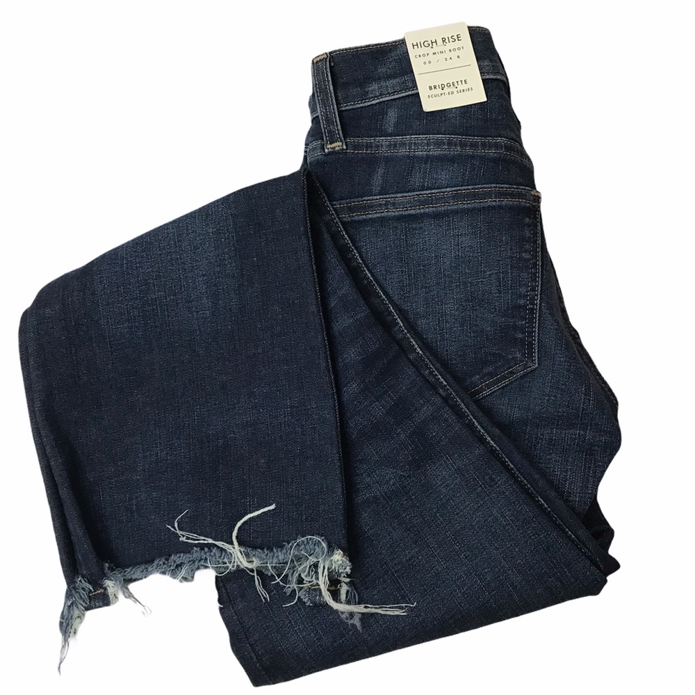 Lucky Jeans Bridgette High Rise Crop Mini Boot NWT